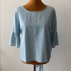 Denim blouse